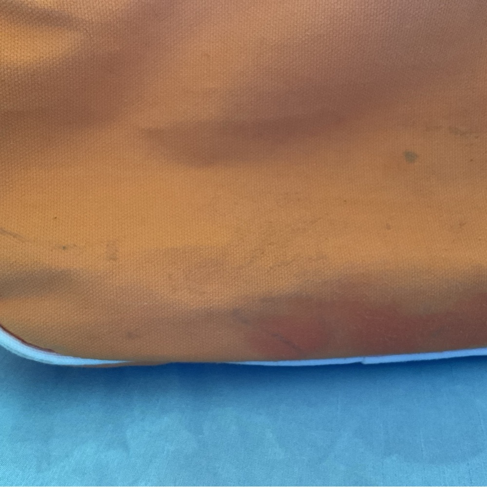 Clarins Orange and White Tote Women's Bag - Picture 10 of 10